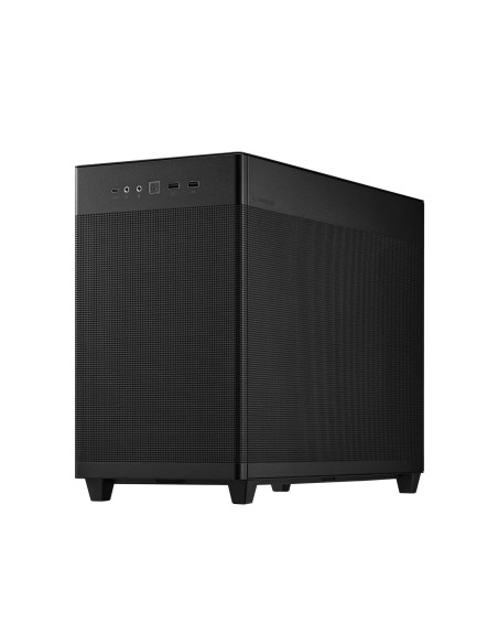 Case, ASUS, Prime AP201 Tempered Glass, Micro, Not included, MicroATX, MiniITX, Colour Black, PRIMEAP201TG