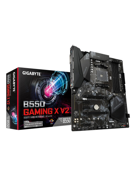 Mainboard, GIGABYTE, AMD B550, SAM4, ATX, Memory DDR4, Memory slots 4, 3xPCI-Express 3.0 1x, 1xPCI-Express 3.0 2x, 1xPCI-Expres
