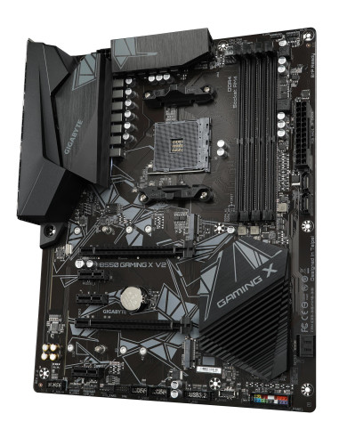Mainboard, GIGABYTE, AMD B550, Socket AM4, ATX, RAM DDR4-SDRAM, 4xSlots, 2xNumber of M.2 (M) slots, B550 GAMING X V2 (rev. 1.3)