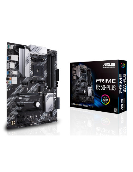 Mainboard, ASUS, AMD B550, SAM4, ATX, 3xPCI-Express 3.0 1x, 1xPCI-Express 3.0 16x, 2xM.2, 1xPCI-Express 4.0 16x, Memory DDR4, M