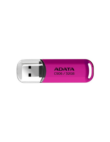 MEMORY DRIVE FLASH USB2 32GB/PINK AC906-32G-RPP ADATA
