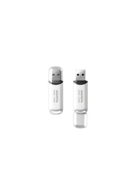 MEMORY DRIVE FLASH USB2 32GB/WHITE AC906-32G-RWH ADATA