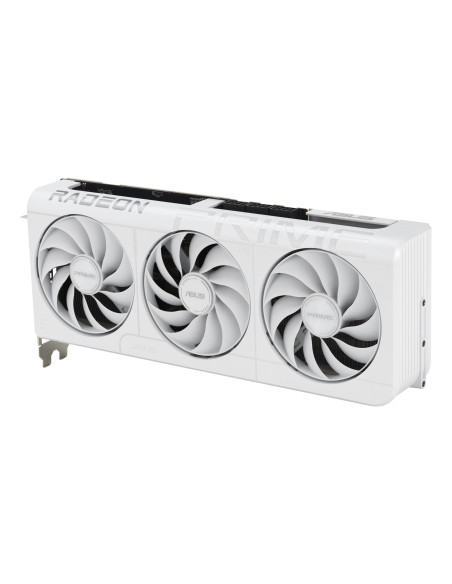 Graphics Card, ASUS, AMD, Radeon RX 9070 XT, 2460 MHz, 16 GB, GDDR6, 256 bit, PCI Express 5.0, Active, PRIME-RX9070XT-O16G-WH
