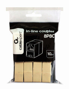 CABLE ACC IN-LINE COUPLER 8P8C/10 PCS BAG TA-350-10 GEMBIRD