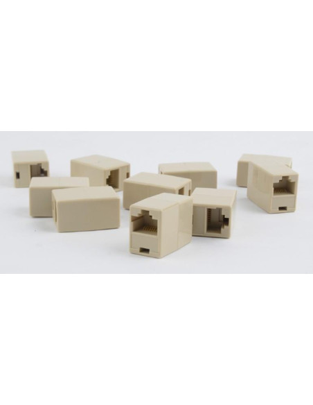 CABLE ACC IN-LINE COUPLER 8P8C/10 PCS BAG TA-350-10 GEMBIRD