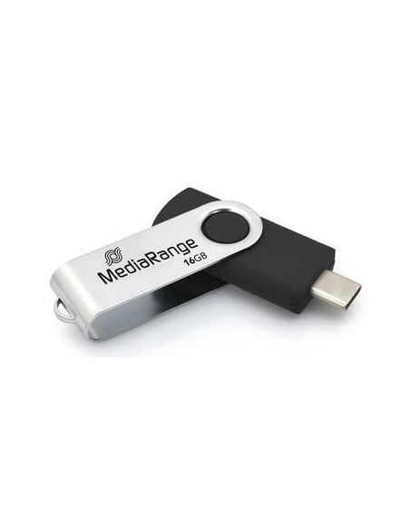 MEMORY DRIVE FLASH USB-C 16GB/MR1951 MEDIARANGE