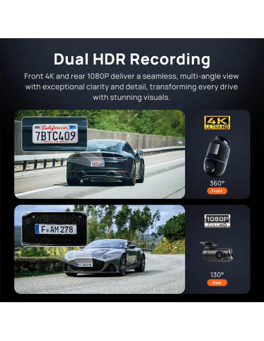 DASHCAM 4K OMNI/X800 BLACK 70MAI