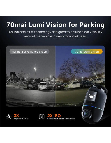 DASHCAM 4K OMNI/X800 BLACK 70MAI