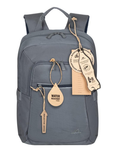 NB BACKPACK ALPENDORF ECO 14"/7523 GREY RIVACASE