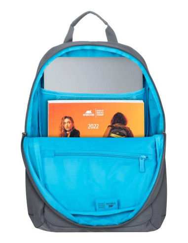 NB BACKPACK ALPENDORF ECO 14"/7523 GREY RIVACASE