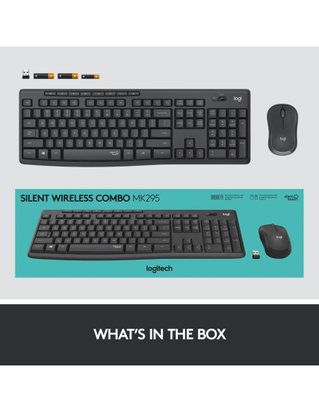 KEYBOARD +MOUSE COMBO MK295/ENG 920-009800 LOGITECH