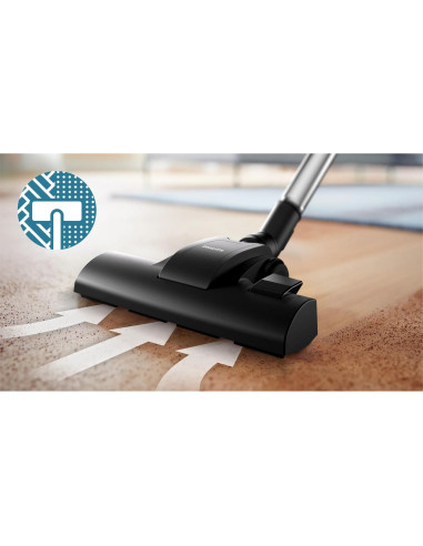 Vacuum Cleaner, PHILIPS, Input power 800 W, Dust capacity 1.3 L, Cylinder vacuum, Cleaning type Dry, Dust container Bagless, Co