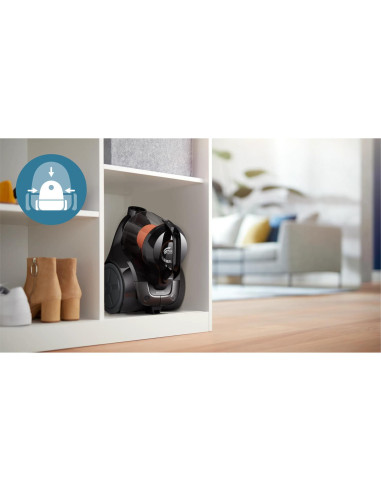 Vacuum Cleaner, PHILIPS, Input power 800 W, Dust capacity 1.3 L, Cylinder vacuum, Cleaning type Dry, Dust container Bagless, Co
