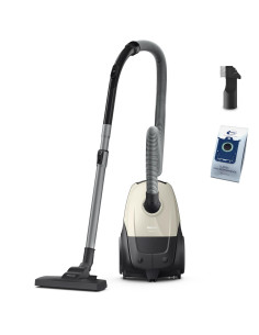 Vacuum Cleaner, PHILIPS, Input power 800 W, Dust capacity 3 L, Cylinder vacuum, Cleaning type Dry, Dust container Dust bag, Col