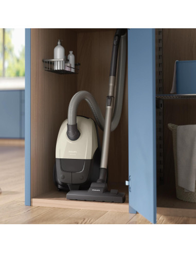 Vacuum Cleaner, PHILIPS, Input power 800 W, Dust capacity 3 L, Cylinder vacuum, Cleaning type Dry, Dust container Dust bag, Col