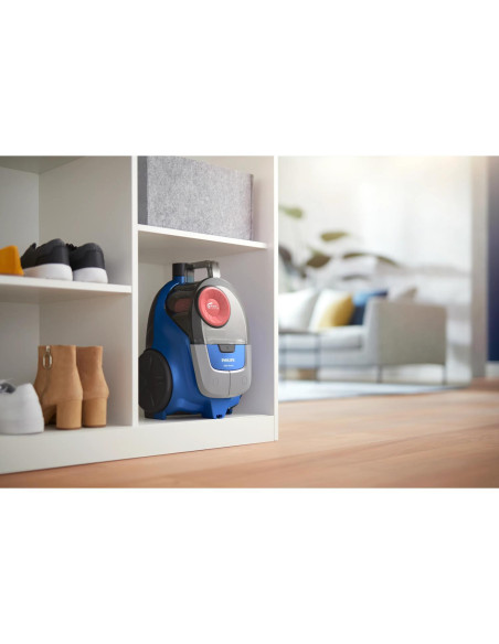 Vacuum Cleaner, PHILIPS, Bagless, 850 Watts, Capacity 1.3 l, Noise 77 dB, Dark Blue, Weight 4.4 kg, XB2123/09