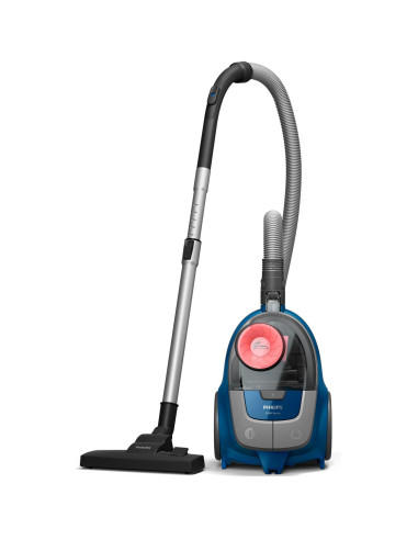 Vacuum Cleaner, PHILIPS, Bagless, 850 Watts, Capacity 1.3 l, Noise 77 dB, Dark Blue, Weight 4.4 kg, XB2123/09