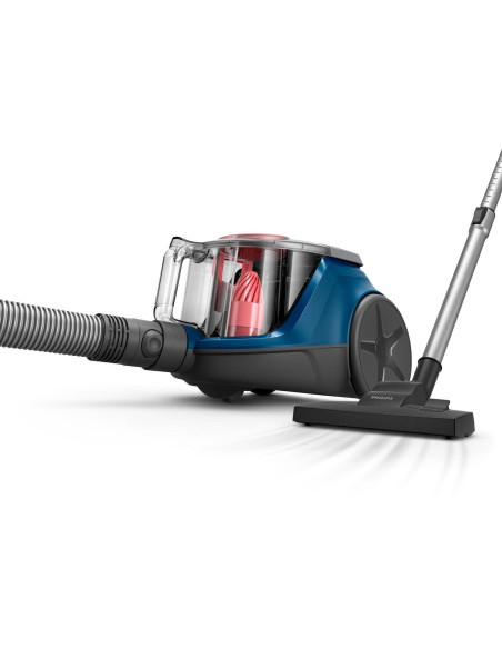 Vacuum Cleaner, PHILIPS, Bagless, 850 Watts, Capacity 1.3 l, Noise 77 dB, Dark Blue, Weight 4.4 kg, XB2123/09