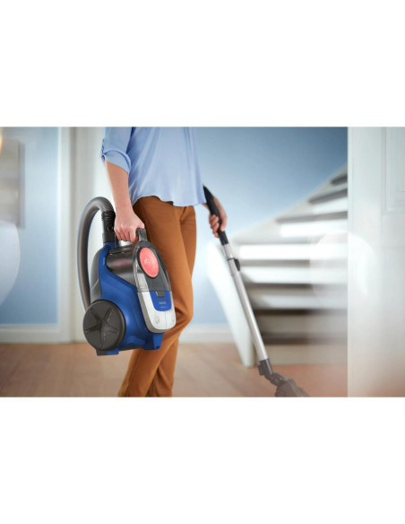 Vacuum Cleaner, PHILIPS, Bagless, 850 Watts, Capacity 1.3 l, Noise 77 dB, Dark Blue, Weight 4.4 kg, XB2123/09