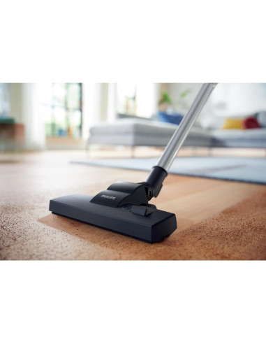 Vacuum Cleaner, PHILIPS, Bagless, 850 Watts, Capacity 1.3 l, Noise 77 dB, Dark Blue, Weight 4.4 kg, XB2123/09