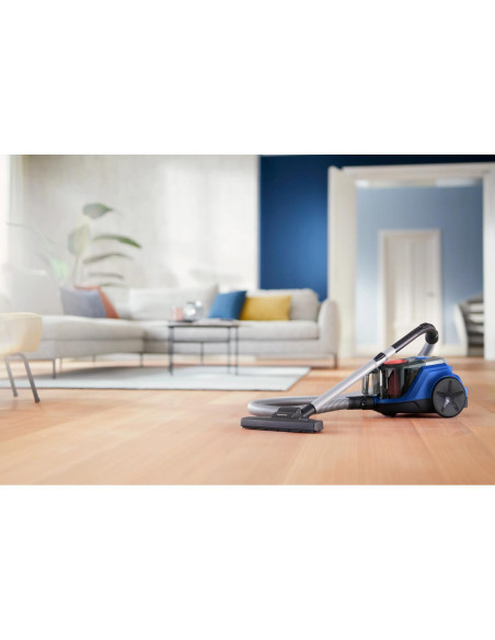Vacuum Cleaner, PHILIPS, Bagless, 850 Watts, Capacity 1.3 l, Noise 77 dB, Dark Blue, Weight 4.4 kg, XB2123/09