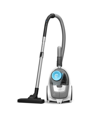 Vacuum Cleaner, PHILIPS, Bagless, 850 Watts, Capacity 1.3 l, Noise 77 dB, Blue/ White, Weight 4 kg, XB2122/09