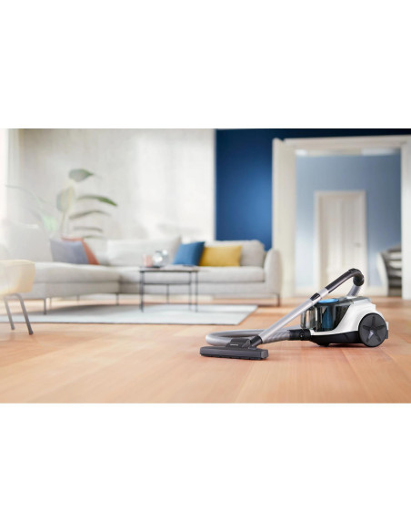 Vacuum Cleaner, PHILIPS, Bagless, 850 Watts, Capacity 1.3 l, Noise 77 dB, Blue/ White, Weight 4 kg, XB2122/09