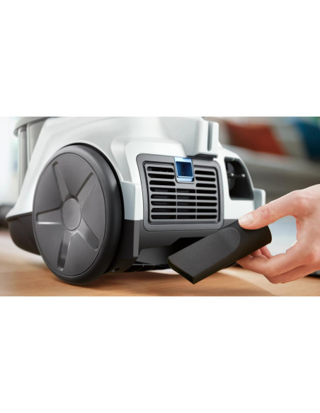 Vacuum Cleaner, PHILIPS, Bagless, 850 Watts, Capacity 1.3 l, Noise 77 dB, Blue/ White, Weight 4 kg, XB2122/09