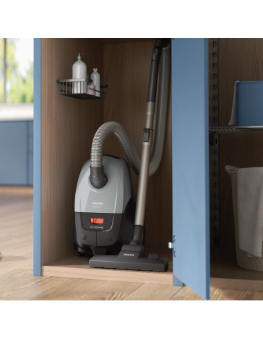 Vacuum Cleaner, PHILIPS, Input power 850 W, Dust capacity 3 L, Cylinder vacuum, Cleaning type Dry, Dust container Dust bag, Col