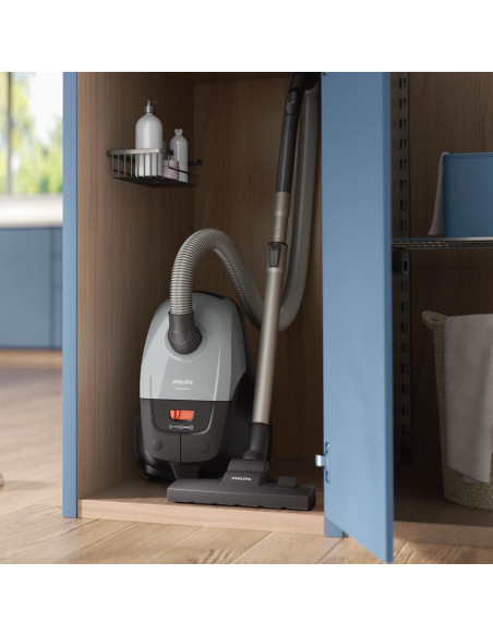 Vacuum Cleaner, PHILIPS, Input power 850 W, Dust capacity 3 L, Cylinder vacuum, Cleaning type Dry, Dust container Dust bag, Col