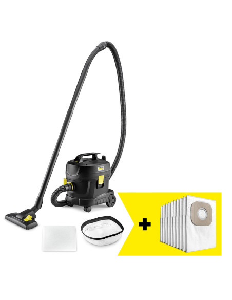 Vacuum Cleaner, KARCHER, Input power 850 W, Dust capacity 11 L, Drum vacuum, Cleaning type Dry, Dust container Dust bag, Colour