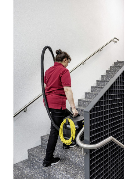 Vacuum Cleaner, KARCHER, Input power 850 W, Dust capacity 11 L, Drum vacuum, Cleaning type Dry, Dust container Dust bag, Colour