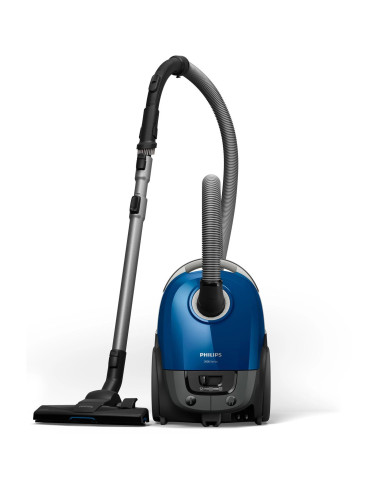 Vacuum Cleaner, PHILIPS, XD3110/09, Cordless/Bagged, 900 Watts, Capacity 3 l, Noise 79 dB, Black / Blue, Weight 4.6 kg, XD3110/