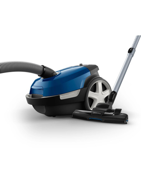 Vacuum Cleaner, PHILIPS, XD3110/09, Cordless/Bagged, 900 Watts, Capacity 3 l, Noise 79 dB, Black / Blue, Weight 4.6 kg, XD3110/