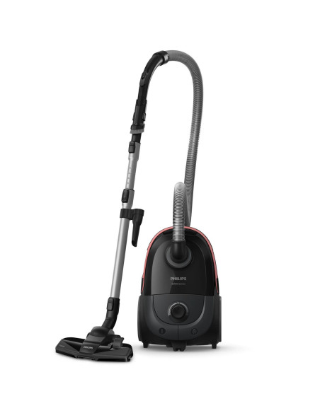Vacuum Cleaner, PHILIPS, XD5123/10, Bagged, 900 Watts, Capacity 4 l, Noise 77 dB, Black, Weight 4.6 kg, XD5123/10