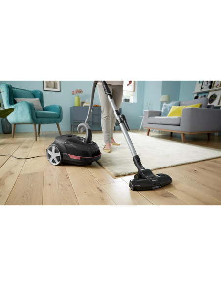 Vacuum Cleaner, PHILIPS, XD5123/10, Bagged, 900 Watts, Capacity 4 l, Noise 77 dB, Black, Weight 4.6 kg, XD5123/10