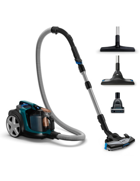Vacuum Cleaner, PHILIPS, PowerPro Expert, Bagless, 900 Watts, Capacity 2 l, Noise 75 dB, Green, Weight 5.5 kg, FC9744/09