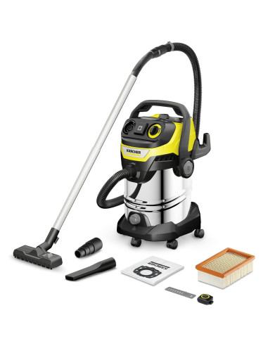 Vacuum Cleaner, KARCHER, Suction power 315 AW, Dust capacity 30 L, Drum vacuum, Cleaning type Dry&wet, Dust container Bagless, 