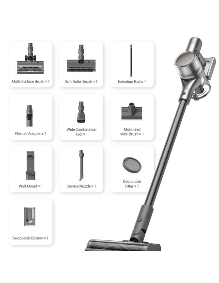Vacuum Cleaner, DREAME, R20, Handheld/Cordless, 570 Watts, Capacity 0.6 l, Weight 1.67 kg, VTV97A