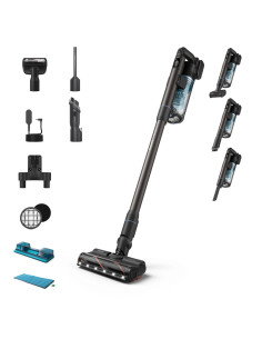 Vacuum Cleaner, PHILIPS, Dry&wet, 2-in-1 stick vacuum, Blue, Bagless, Battery, 1.7 kg, XC7163/01