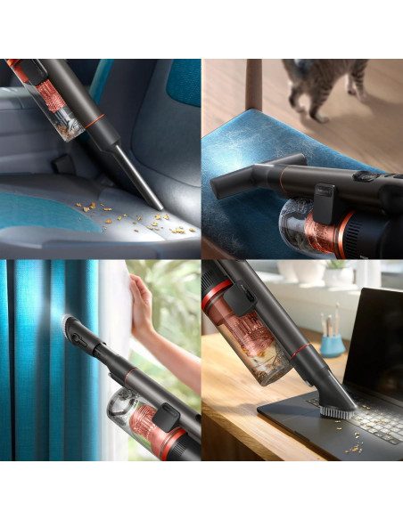 Vacuum Cleaner, PHILIPS, Dry&wet, 2-in-1 stick vacuum, Blue, Bagless, Battery, 1.7 kg, XC7163/01
