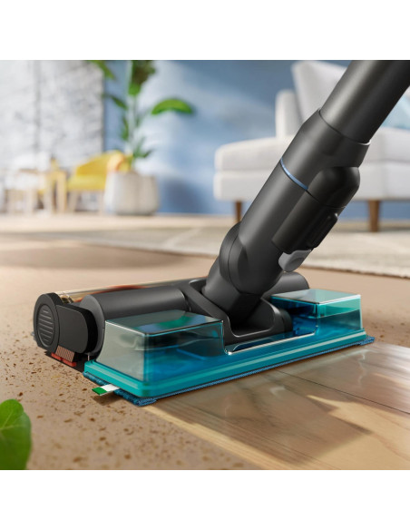 Vacuum Cleaner, PHILIPS, Dry&wet, 2-in-1 stick vacuum, Blue, Bagless, Battery, 1.7 kg, XC7163/01