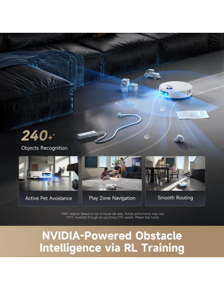 VACUUM CLEANER ROBOT AQUA10 UL/ROLLER COM RLH71DE-1-WH DREAME