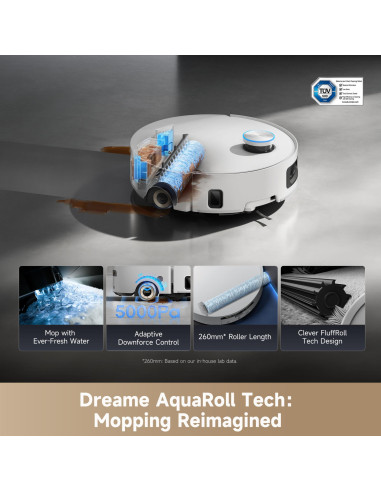 VACUUM CLEANER ROBOT AQUA10 UL/ROLLER COM RLH71DE-1-WH DREAME