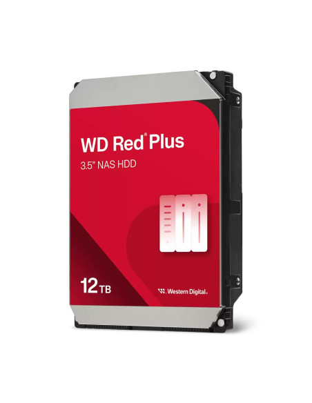 HDD, WESTERN DIGITAL, Red Plus, 12 TB, Serial ATA III, Buffer 512 MB, 7200 RPM, 3.5 ", WD120EFGX