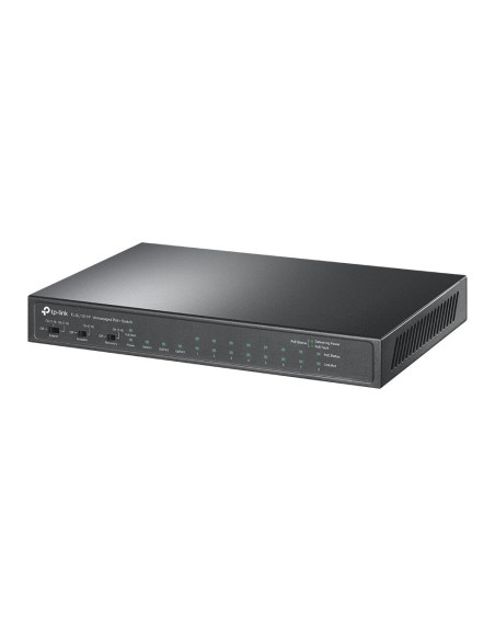 Switch, TP-LINK, Desktop/pedestal, 8x10Base-T / 100Base-TX, 1xSFP, 2xRJ45, PoE+ ports 8, 65 Watts, TL-SL1311P