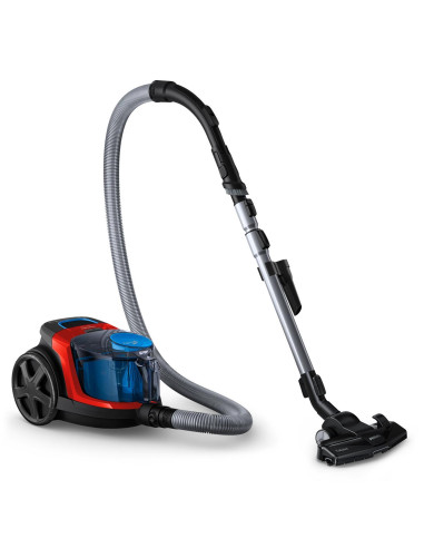 Vacuum Cleaner, PHILIPS, FC9330/09, Canister/Bagless, 900 Watts, Capacity 1.5 l, Noise 76 dB, Black / Red, Weight 4.5 kg, FC933