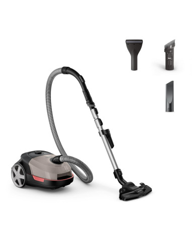 Vacuum Cleaner, PHILIPS, Bagged, 900 Watts, Capacity 4 l, Noise 77 dB, Beige, Weight 4.6 kg, XD5122/10
