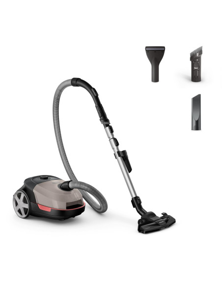 Vacuum Cleaner, PHILIPS, Bagged, 900 Watts, Capacity 4 l, Noise 77 dB, Beige, Weight 4.6 kg, XD5122/10