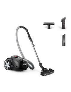 Vacuum Cleaner, PHILIPS, Bagged, 900 Watts, Noise 75 dB, Black, Weight 5.3 kg, XD8122/10